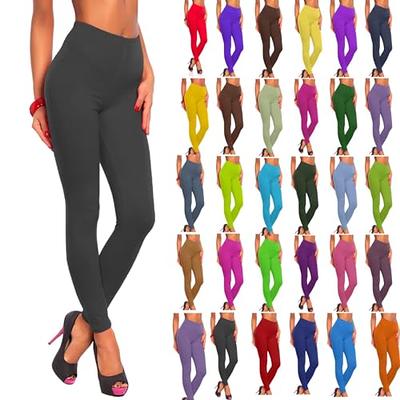 Homisy Leggings for Women Tummy Control Dressy Butt Lifting High Waisted Leggings  Plus Size Seamless Gym Leggings Today 2023Lightning 2023 - Yahoo Shopping