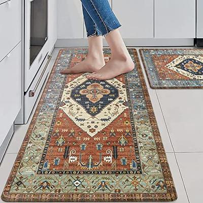 Kitchen Mat Cushioned Anti-Fatigue Kitchen Floor Mats, Thick Non