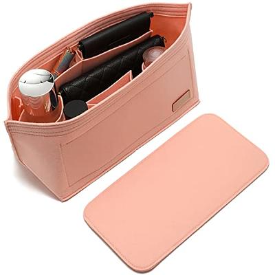 Doxo Purse Organizer Insert & Base Shaper 2pc Set, Felt Handbag & Tote Bag  Fit LV Graceful MM More(Beige,SL)