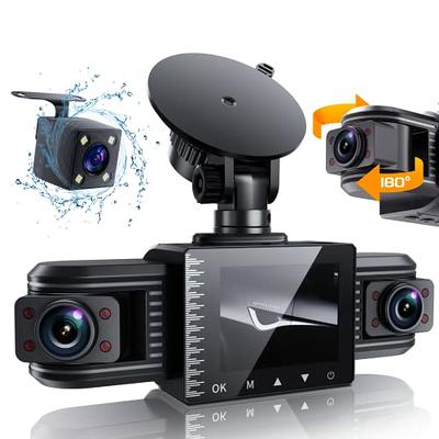 Pro Uber Dual 1080P Dash Cam, 2.5K 1440P Front Dash Cam, Front and Inside  Dash Camera w/Infrared Night Vision