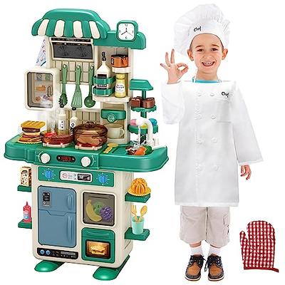 Toy Kitchen Set Girls Kids Real Cooking