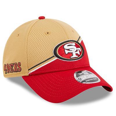 Men's New Era Gray/Scarlet San Francisco 49ers 2022 Sideline 9FIFTY Historic  Snapback Hat