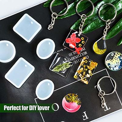 Silicone Resin Molds, 20 Pcs Silicone Molds for Resin Jewelry Casting Molds  with Keychain Rings for DIY Craft Jewelry Making - Yahoo Shopping