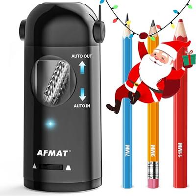 AFMAT Electric Pencil Sharpener, Pencil Sharpener for Colored Pencils, Auto  Stop, Super Sharp & Fast, Electric Pencil Sharpener Plug in for 6-12mm  No.2/Colored Pencils/Office/Home-Black - Yahoo Shopping