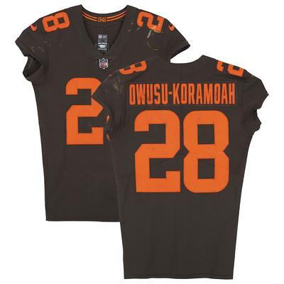 Orange Youth Jeremiah Owusu-Koramoah Cleveland Browns Game Alternate Jersey