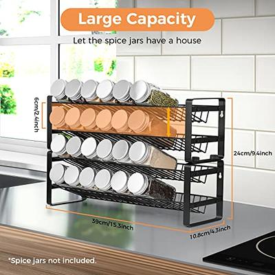 Spice Drawer Organizer, 4 Tier Seasoning Organizer, Expandable