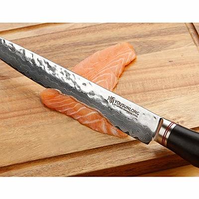 Japanese Kitchen Knife Set Yangai Sashimi Cleaver Usuba Slicing Chef Knives  Wood