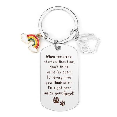 Pet Memorial Keychain, Pet Remembrance Gift, Dog Loss Gift, Sympathy Gift  Loss of Dog, Dog Keychain, Personalized Gift, Pet Loss Gifts