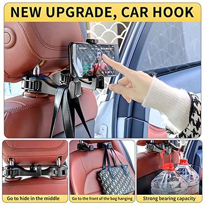 2PCS Car Seat Back Hook Diamond Bling Hanger Auto Back Seat Hangers  Organizer Car Headrest Mount Hanger Storage Holder Hooks Car Interior  Accessories 