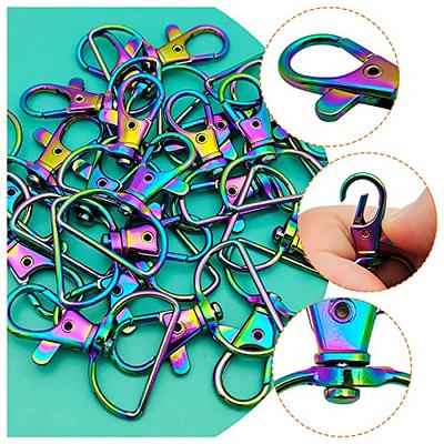 Rainbow Swivel Snap Hook Pet Spring Snap Hook Clasp Rainbow