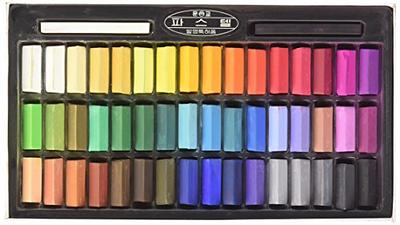 Alphacolor Soft Pastels 12 Set Fluorescent Square