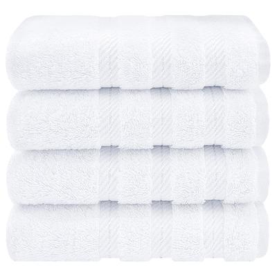 Mainstays Soft & Plush Touch 14 Piece Cotton-Recycled Polyester Bath Towel  Set, White