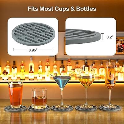 4 Inch Custom Silicone Drink Coasters