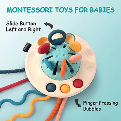 Hooku Montessori Toys for 1 Year Old, Sensory Toys for Babies, Food Grade  Silicone Pull String Activity Toy, Fine Motor Toys, Baby Travel Toys,  Toddler Baby Girl Boy Gifts - Yahoo Shopping