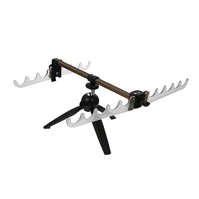 CLISPEED Folding Fishing Rod Stand Diaoyutai Fishing Rod Tripod