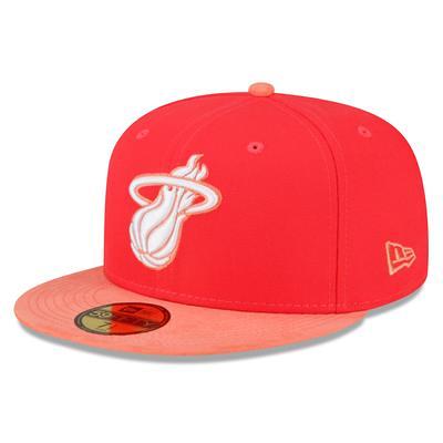 Men's New Era Red/Navy Miami Heat 59FIFTY Fitted Hat