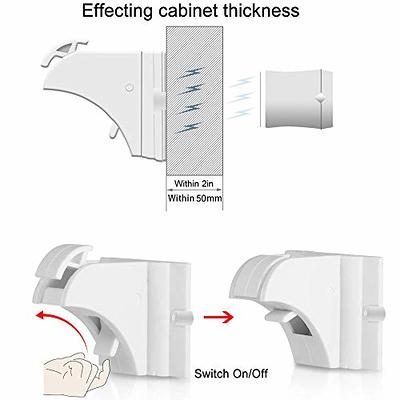 Baby Proofing Magnetic Cabinet Locks - Safeasy Adhesive Children Safety  Magnet Drawers Latches (2) - Yahoo Shopping