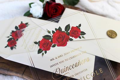 Quinceanera Invitations, Sweet Sixteen Acrylic Invitations - Yahoo