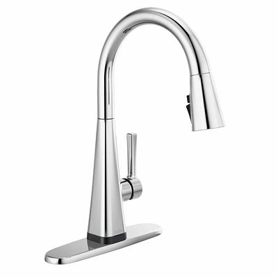 Single Handle Pull-Down Kitchen Faucet with Touch2O® Technology in Chrome  9159T-DST