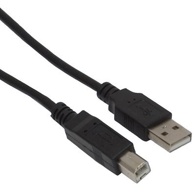 C2G 3.3ft USB A to USB B Cable - USB A to B Cable - USB 2.0 - Black - M/M -  Type A Male USB - Type B Male USB - 3.28ft - Black