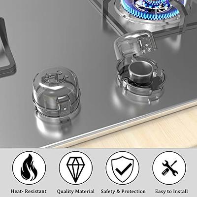 Stove Knob Covers for Child Safety - 5 Pack Babepai Upgraded Double-Key  Design Universal Size Baby Safety Gas Oven Knob Covers Stove Guard Baby  Proofing - Yahoo Shopping