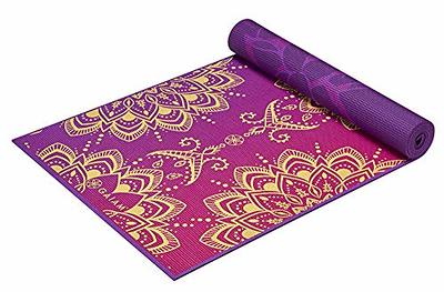 Gaiam Yoga Mat Premium Print Non Slip Exercise & Fitness Mat for