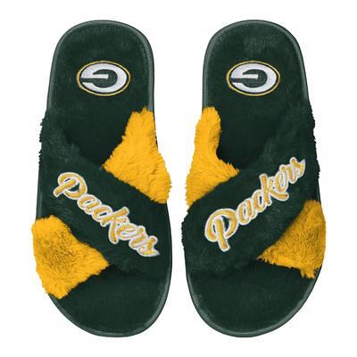 : FOCO Green Bay Packers Sequin Slipper - Womens Medium