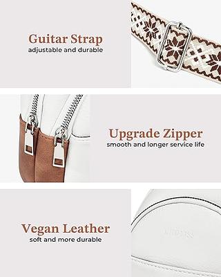 Sling Bag For Women Small Crossbody Bags Pu Leather Chest Backpack Daypack  Guitar Strap Belt Bag Fashion Cross Body Cell Phone Purse For Traveling/hi