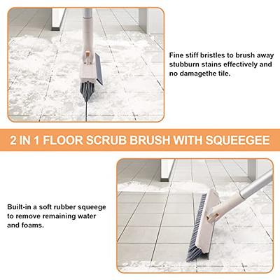 2 In 1 Adjustable V-Shape Cleaning Brush Floor Scrub Magic Broom