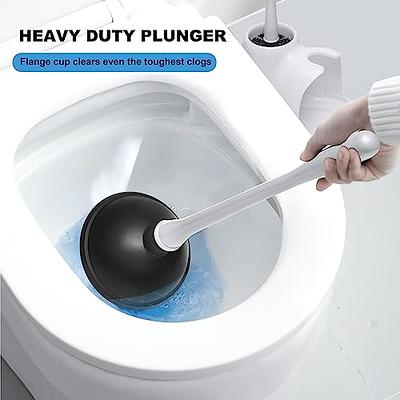 Tool Shower Unclogger Heavy Duty Toilet Plunger for Home Bathroom Kitchen