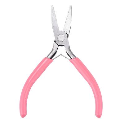 Jewelry Pliers, Flat Nose Pliers, Polishing, Pink, 12x7.6x0.8cm Cobeads.com  - Yahoo Shopping