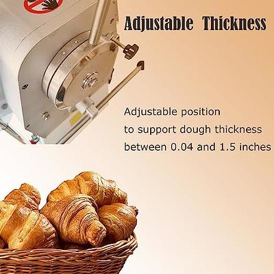 220V Commercial Vertical Dough Sheeter Roller Bread Bake Equipment