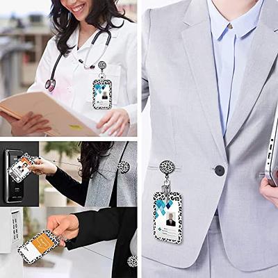 Id Badge Card Holder, Business Card Cover, Keychain Strip Set