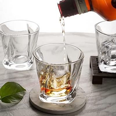 Old Fashioned Whiskey Glasses with Luxury Box - 10 Oz Rocks Barware For  Scotch, Bourbon, Liquor and