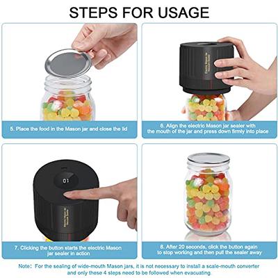 Mason Jar With Spoon Airtight Lid Clear Scales Wide Mouth Meal