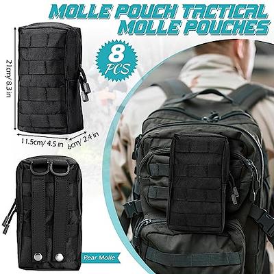  2 Pack Molle Pouches - Tactical Compact Water