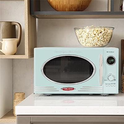 Galanz GLCMKZ11GNR10 Retro Countertop Microwave Oven with Auto Cook &  Reheat, Defrost, Quick Start Functions, Easy Clean with Glass Turntable,  Pull Handle, 1.1 cu ft, Green - Yahoo Shopping