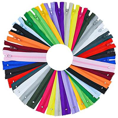 20 Pcs Nylon Coil Zippers Sewing Zippers for Tailor Sewing in 20 Assorted  Colors Colorful Crafts Bulk Zipper Supplies Mixed Color Invisible Zippers  for Bags Garment Craft DIY Accessories (12 Inches) - Yahoo Shopping