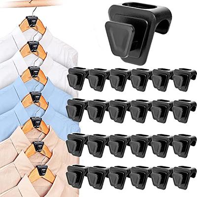 18Pcs Hangers Space Saving Hanger Hooks, Clothes Hanger Connector Hooks  Extender Clips Closet Organizer for Clothes, Plastic Heavy Duty Cascading  Hanger Triangle Space Saver for All Hangers, 3 Colors - Yahoo Shopping