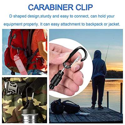 Magnetic Release Holder with Coil Carabiner Clip Magnetic Net
