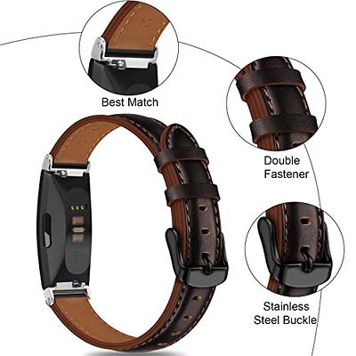 For Fitbit Inspire 2 /Inspire HR /Inspire Genuine Leather Band Replacement  Strap