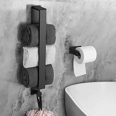 Mkono Towel Holder Wall Mounted Towel Racks for Bathroom Farmhouse Decor  Rustic Wood Towel Hooks Hang Towels Bathrobe Coat Clothing 12.6 x 5.2  Bath Towel Hanger Storage Organizer - Yahoo Shopping