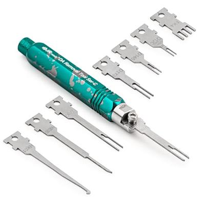 JRready ST5255 Pin Extractor Tool,Terminal Removal Tool Includes 8 Pcs  Replacement Tips,Suitable for AMP/Delphi/Molex/Bosch Connector  Etc.,Automotive/Computer Repair Terminal Release Tool Kit - Yahoo Shopping