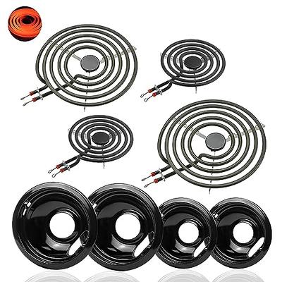 Porcelain Burner Drip Pan Cooktop Set & MP22YA Electric Range Burner  Element Unit Set Replacement - Compatible with Whirlpool Electric Range  Stove Top - Yahoo Shopping