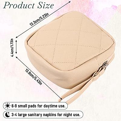 4 Pieces Sanitary Napkin Storage Bags Menstrual Cup Pouches Nursing Pad  Holder Tampon Bags Period Bag First Period Kit for Girls Portable Tampon  Pouches for Pads for Teen Girls Women Ladies