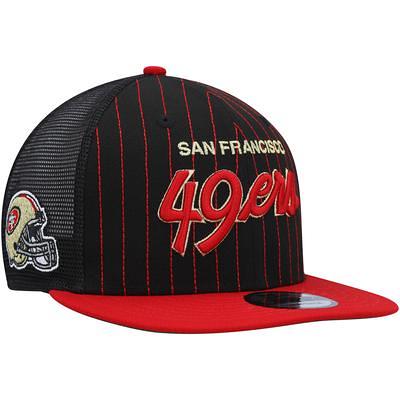 Men's San Francisco 49ers New Era Scarlet/White Gradient Trucker