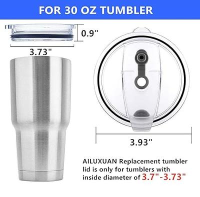AILUXUAN Tumbler Lid for 30 Oz,2 Replacement Lids for 30oz Stainless Steel  Tumbler Travel Cup Yeti,Ozark Trails and more Cooler Cup, Flip-top Splash  Proof (Black, 30 OZ) - Yahoo Shopping