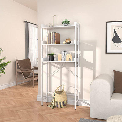 Over-The-Toilet Storage Cabinet Rack, Bathroom Organizer Shelf Over Toilet,  Freestanding Space Saver Toilet Stands With 2 Hooks - Yahoo Shopping