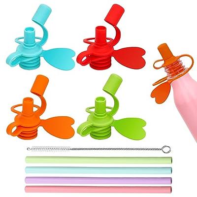 Water Bottle Spout Adapter For Kids No-Spill Silicone Water Bottle Spout  Food Pouch Tops Water