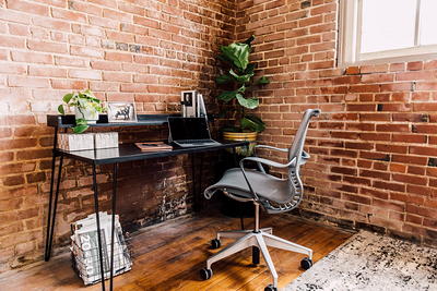 Avalon Simple Computer Desk, Classic Oak